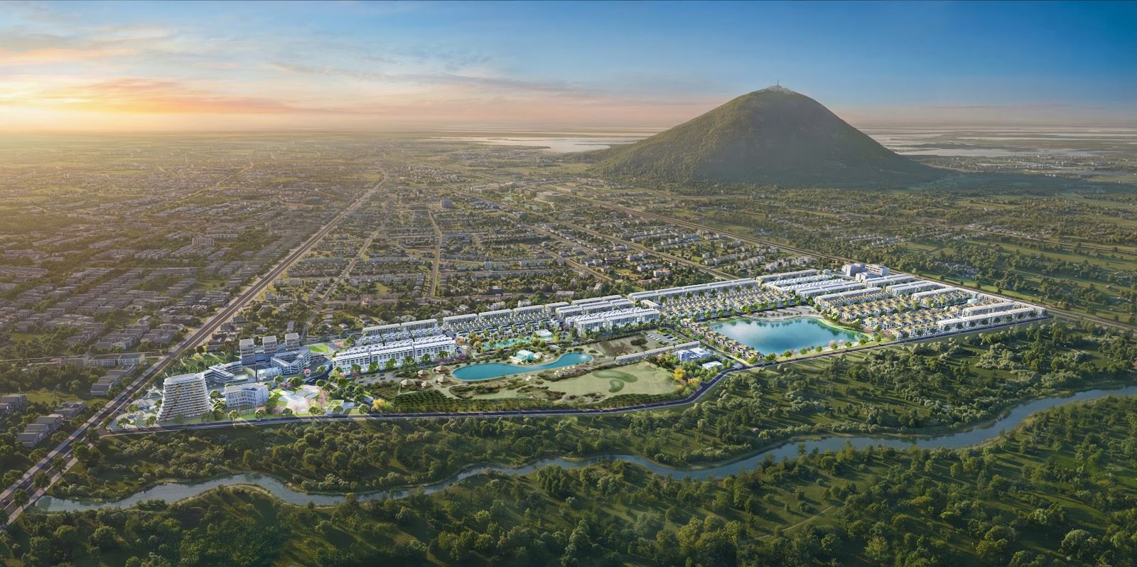 Phối cảnh toàn khu The Heritage Tây Ninh